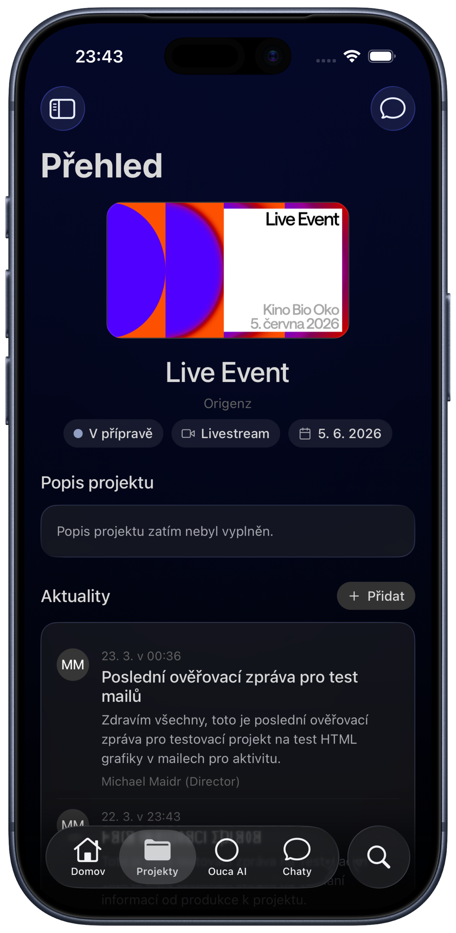 Ouca — project